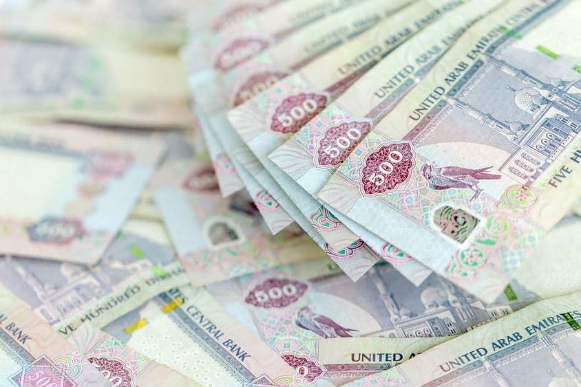 Egyesült Arab Emírségek dirhamjai.
