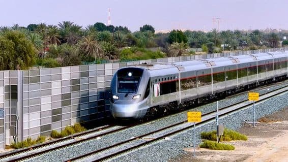 A fényűző Etihad személyvonat